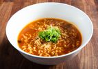 A bowl of Shin Ramyun garnished scallion