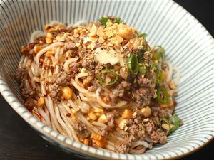 bowl of Dan Dan Noodles 