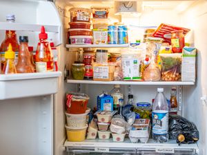 Inside view of refrigerator 