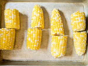 Sheet Tray of corn