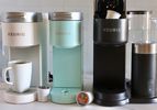 A selection of Keurig coffee machines that we tested.