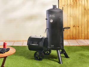 The Dyna-Glo Signature Series Vertical Offset Charcoal Smoker