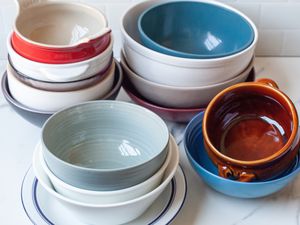 group shot of soup bowls