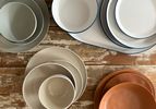 group shot of outdoor dinnerware collections