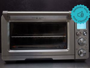 Breville oven with black background